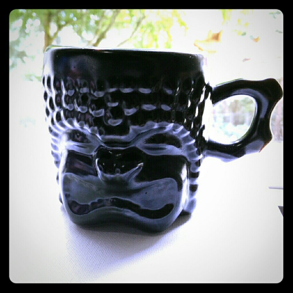 Vintage Kona Hawaii Tiki Mug Artisan Signed By K